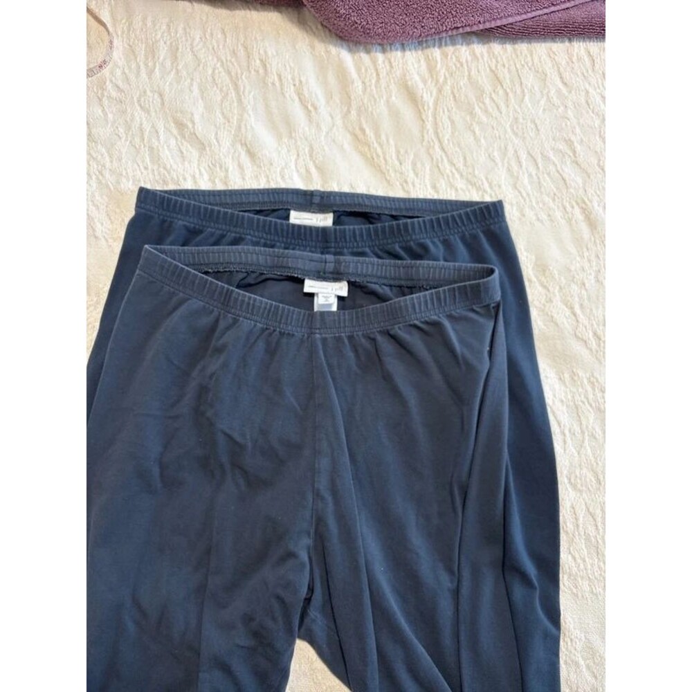 Two Pairs TALL J Jill Ankle Leggings Navy Medium